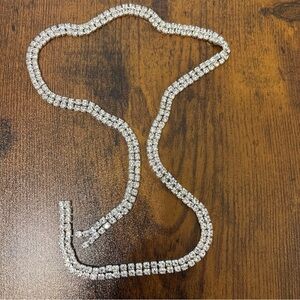 Unused 25” Double Strand Of Rhinestones